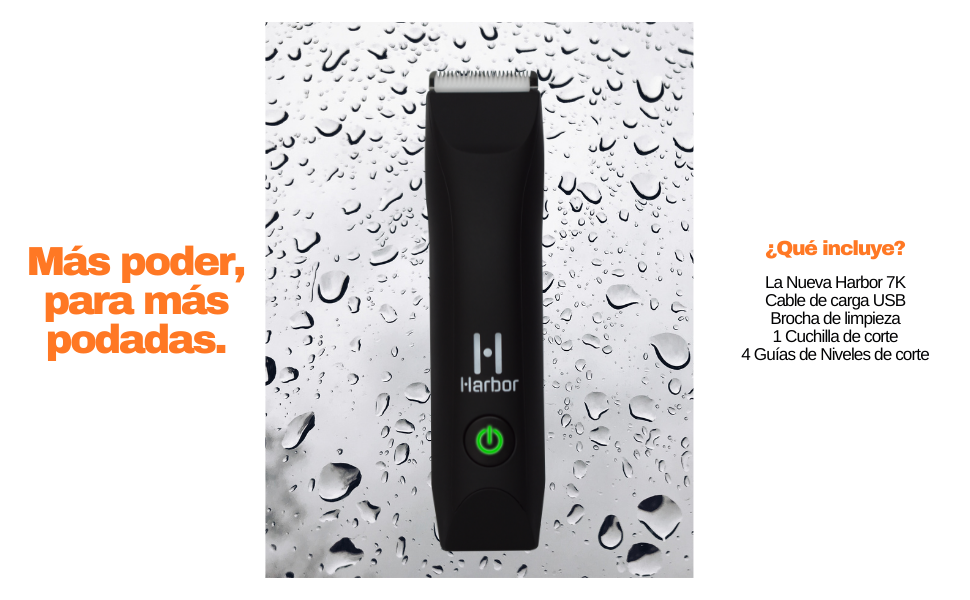 Rasuradora para Hombre y sus Partes Sensibles Cuchillas de Cerámica Harbor 7K