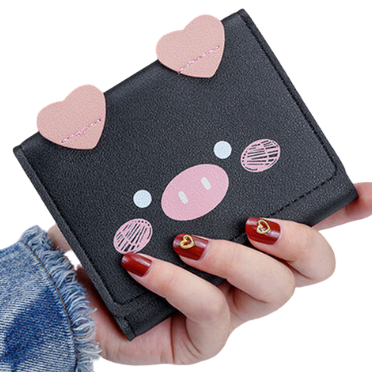 Cartera 12 Piezas Varios Colores Mayoreo Cerdito Billetera Moda Dama Mujer Paquete