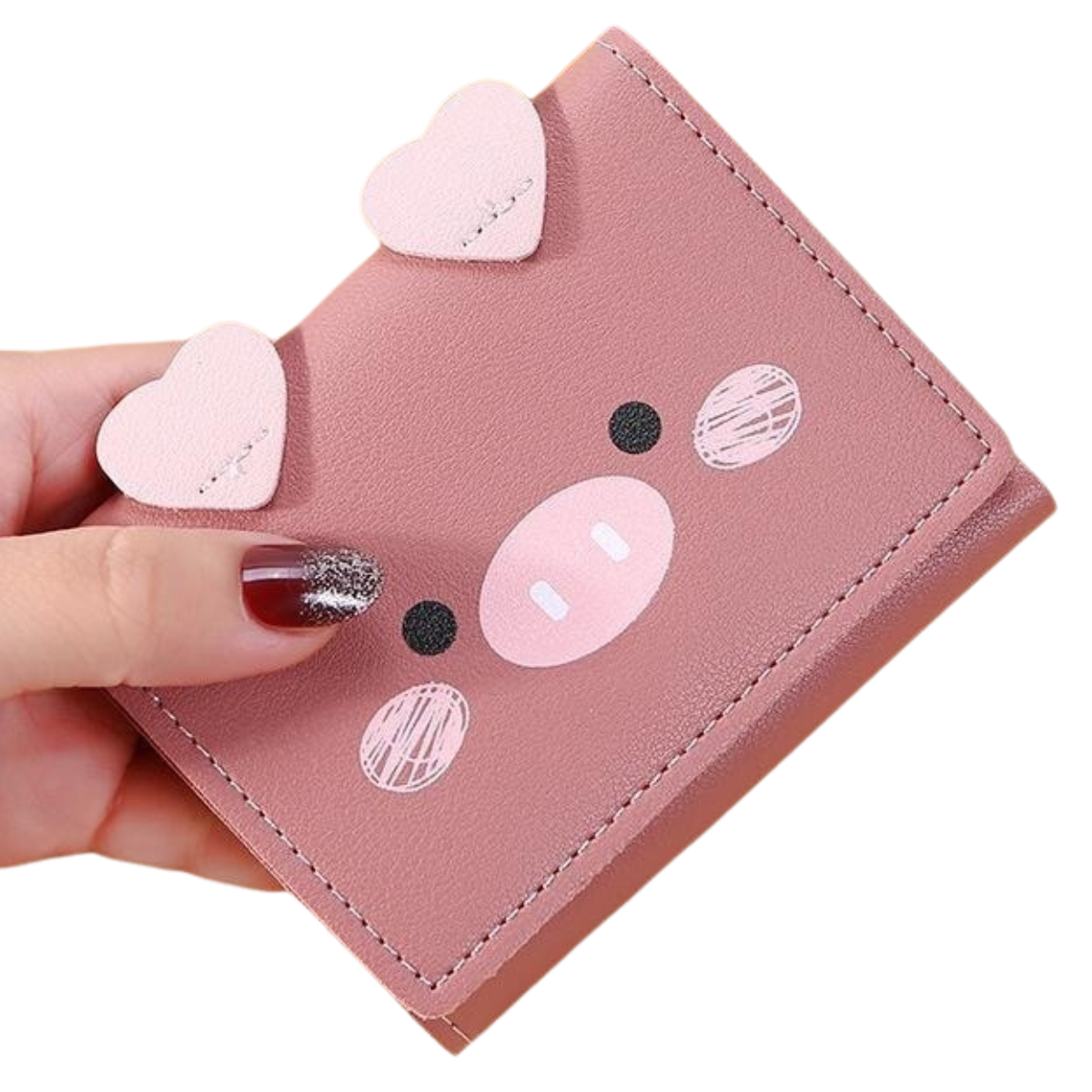 Cartera 12 Piezas Varios Colores Mayoreo Cerdito Billetera Moda Dama Mujer Paquete