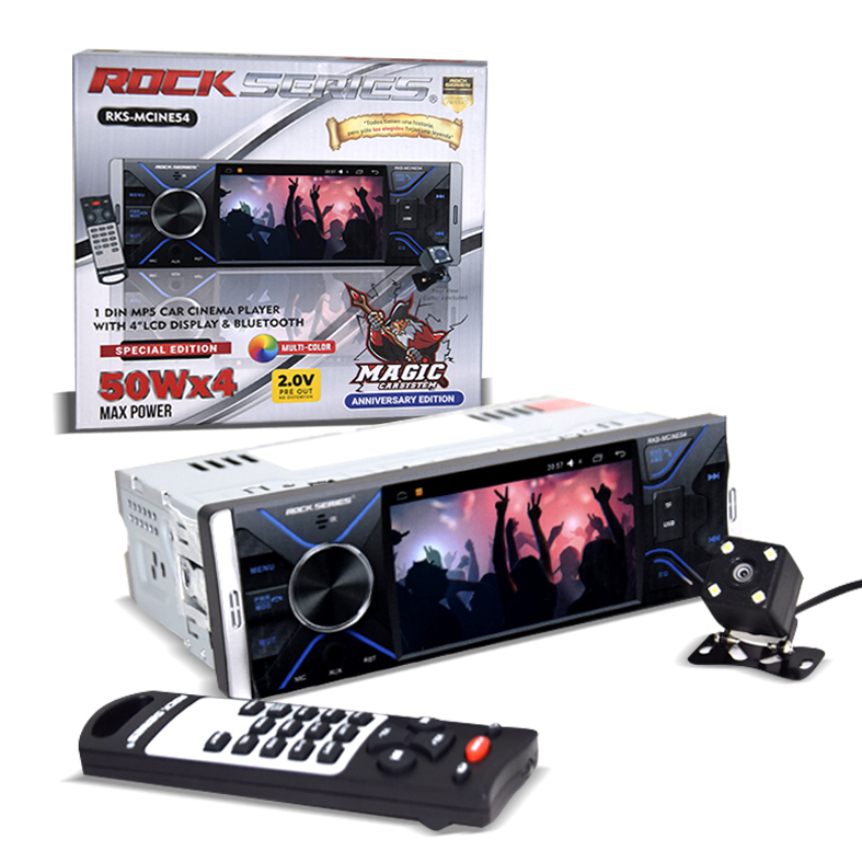 Estéreo dePantalla para auto  1 Din Rock Series Rks-mcine54