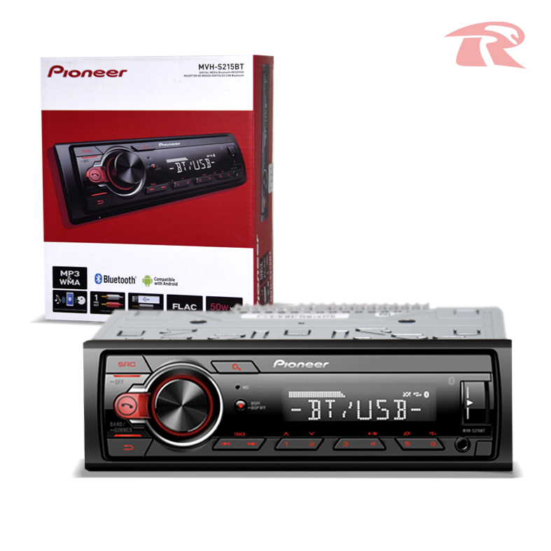 Auto Estéreo Pioneer  para auto Mvh-s325bt Compatible Android Ios Bt 