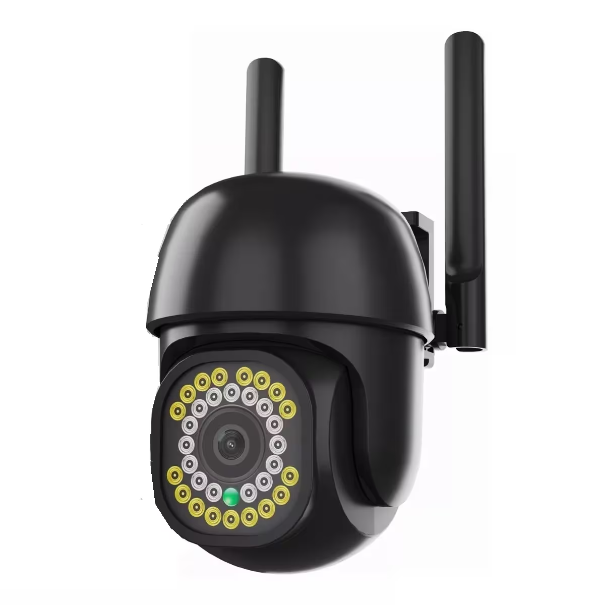Cámara Seguridad Wifi Exterior Inalámbrica Hd 1080p C/alarma Negro