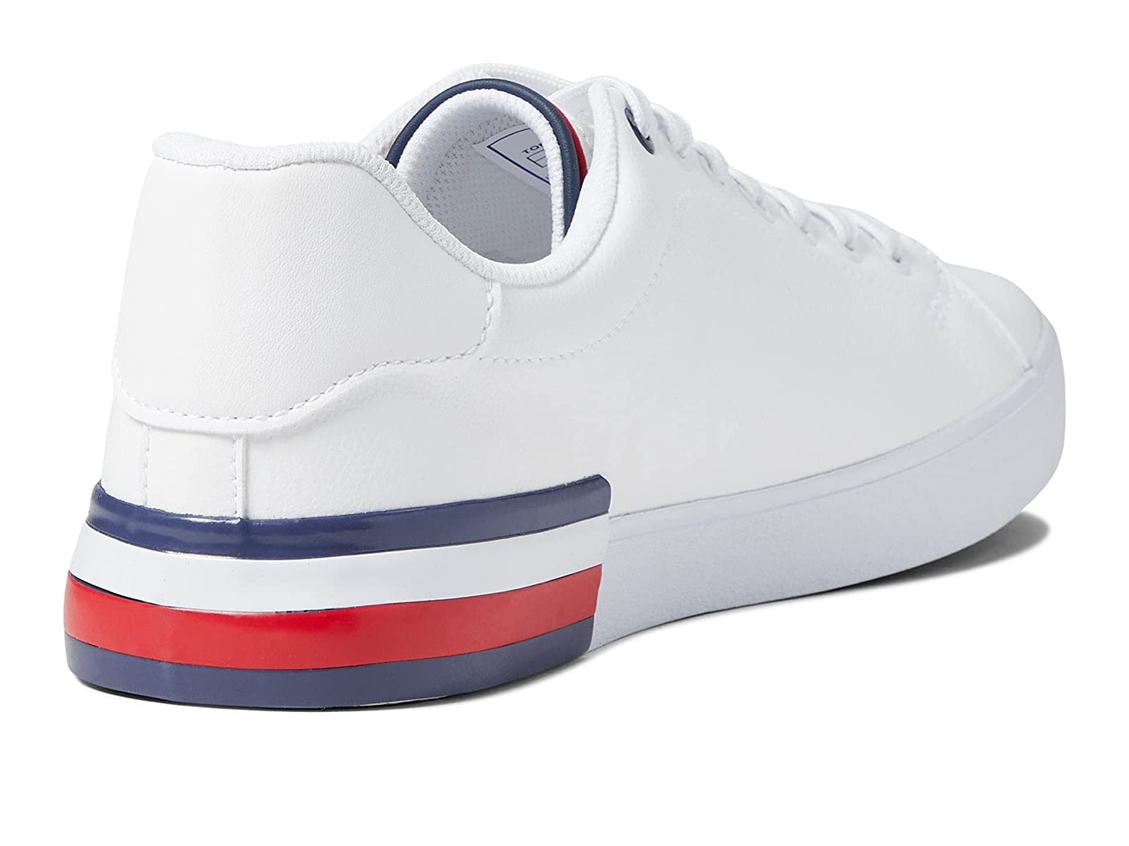 Tenis Tommy Hilfiger Runder Blanco Azul Rojo de Caballero Original