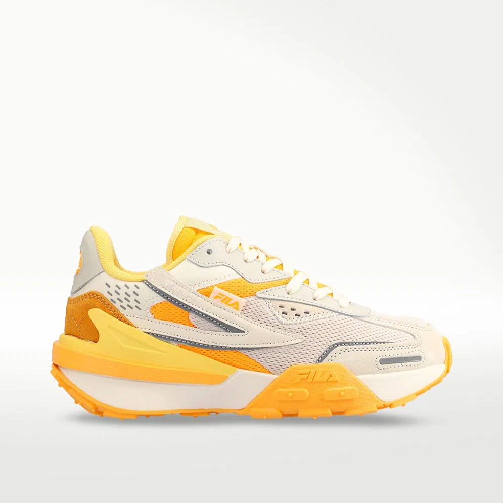 Tenis Fila Rapidride Amarillo De Dama Original