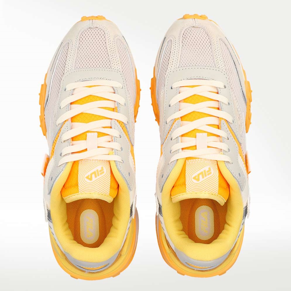 Tenis Fila Rapidride Amarillo De Dama Original