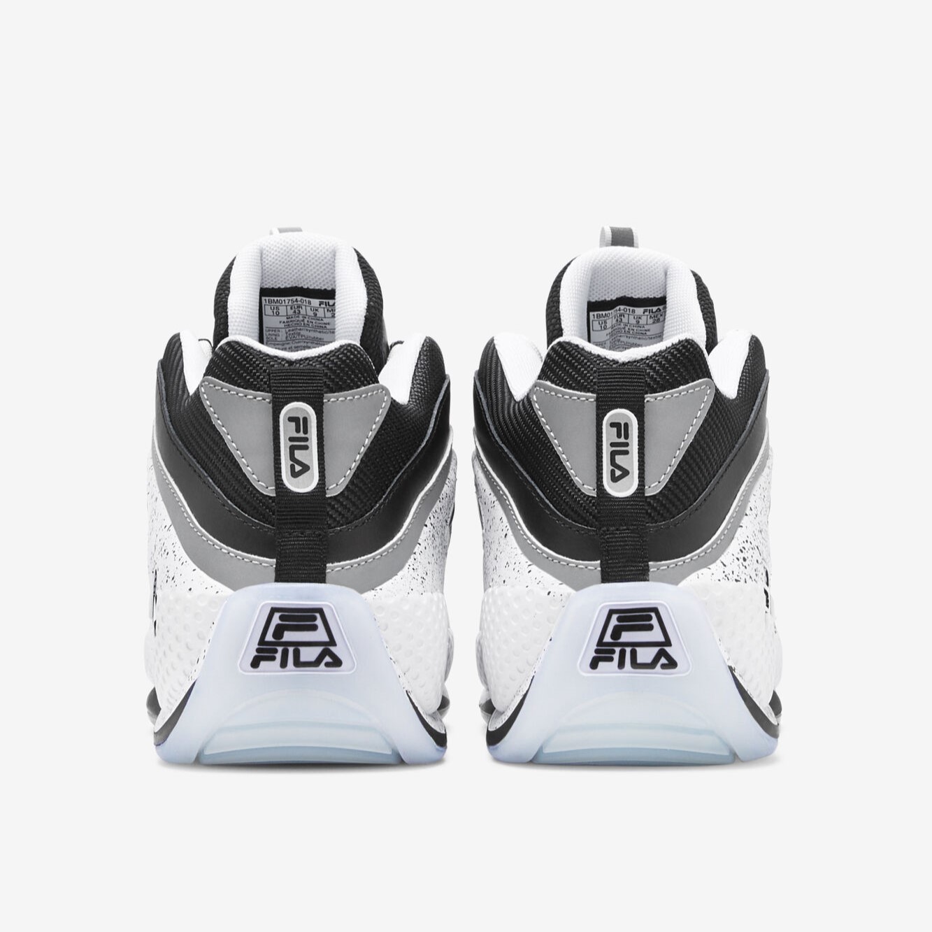 Tenis Fila Grant Hill 3 Blanco Negro Brush de Caballero Original