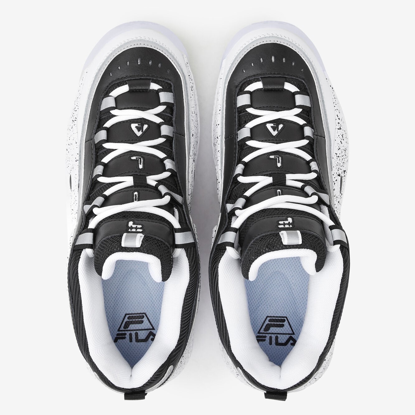 Tenis Fila Grant Hill 3 Blanco Negro Brush de Caballero Original