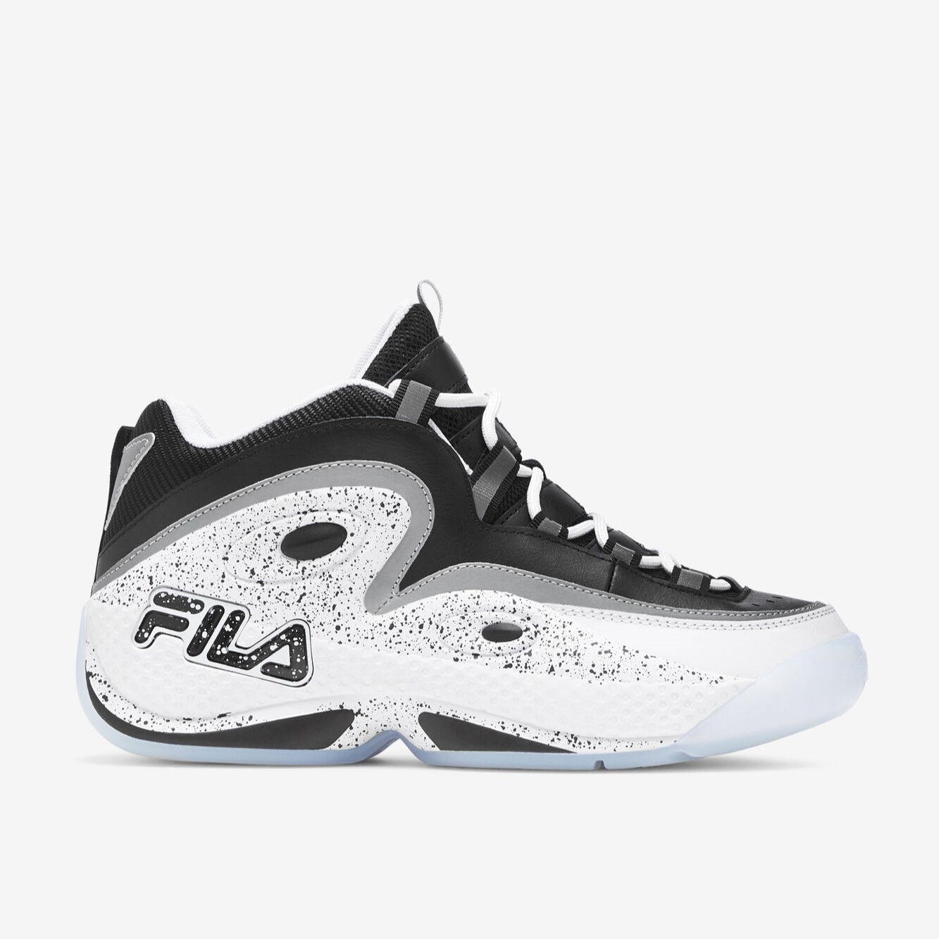 Tenis Fila Grant Hill 3 Blanco Negro Brush de Caballero Original