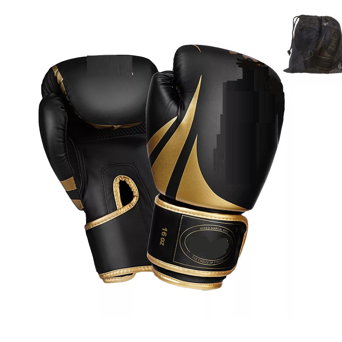 Guantes De Box Para Kickboxing,strap Velcro Golden Oz