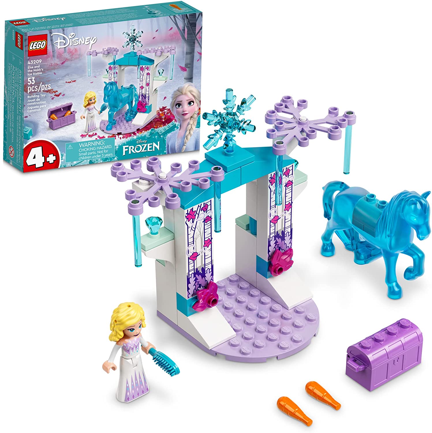 Lego Disney Frozen 43209 Elsa Y El Establo De Hielo Del Nokk