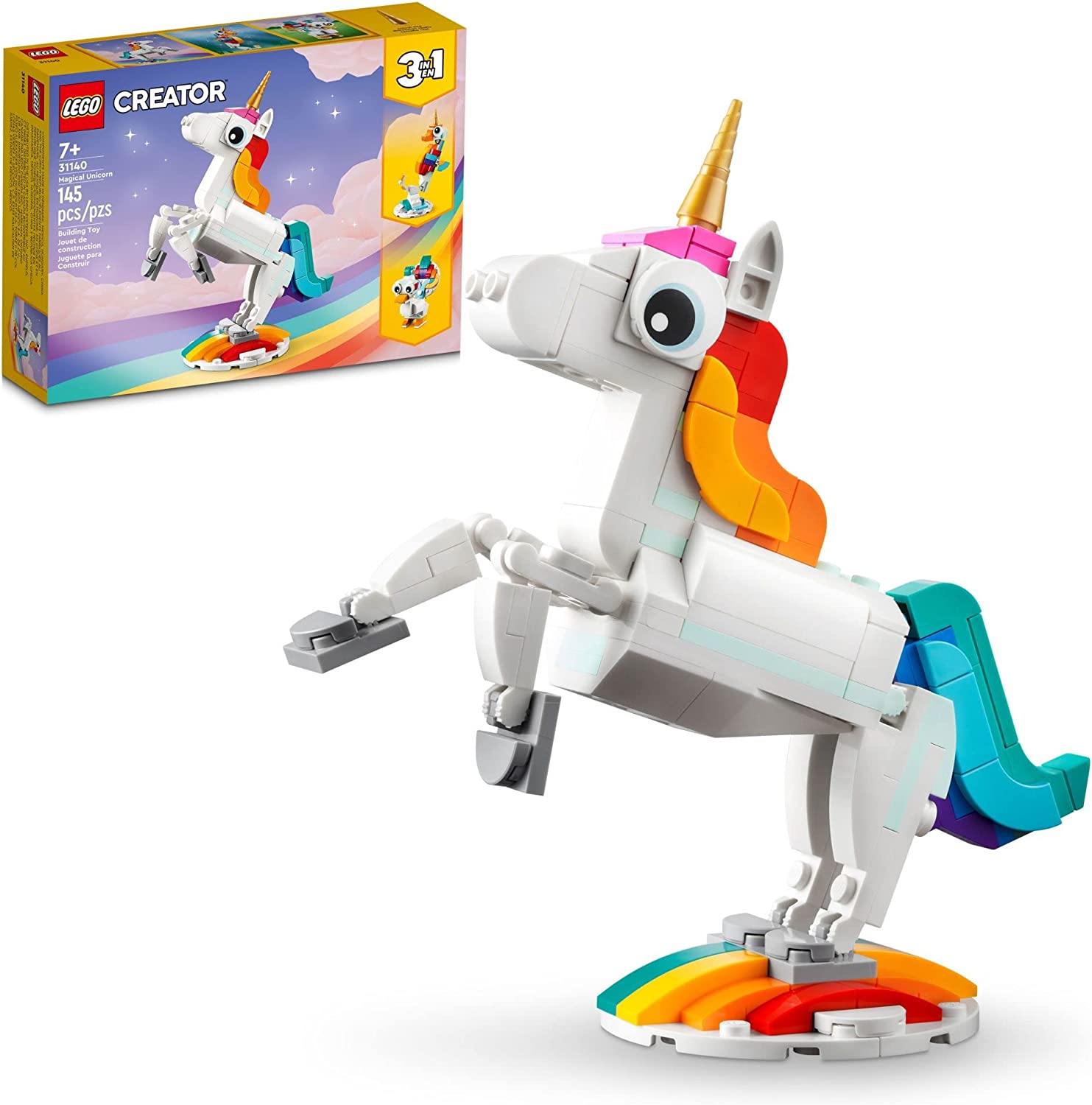 Lego Creator 3en1 31140 Unicornio Mágico