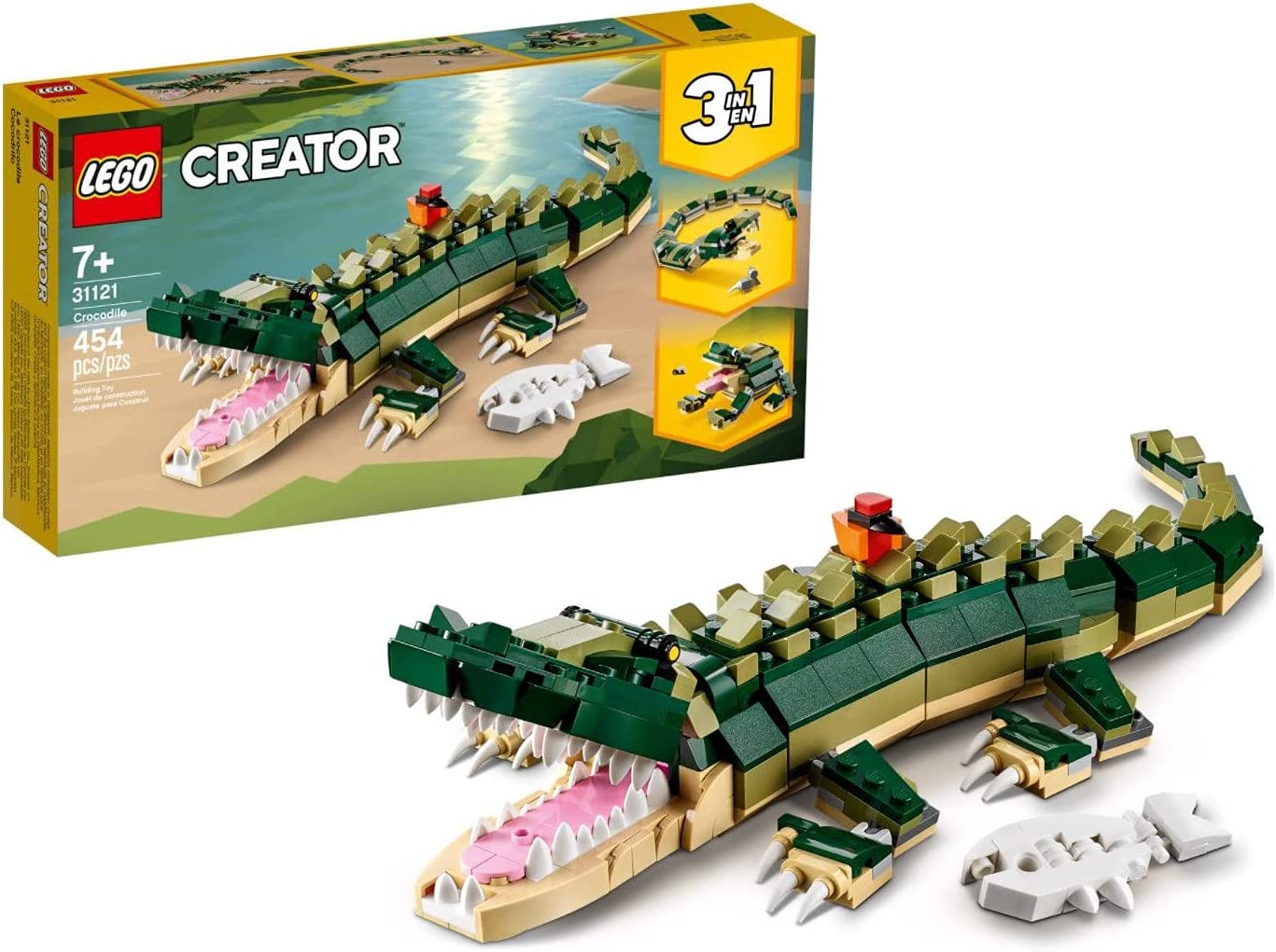 Lego Creator 3en1 31121 Cocodrilo
