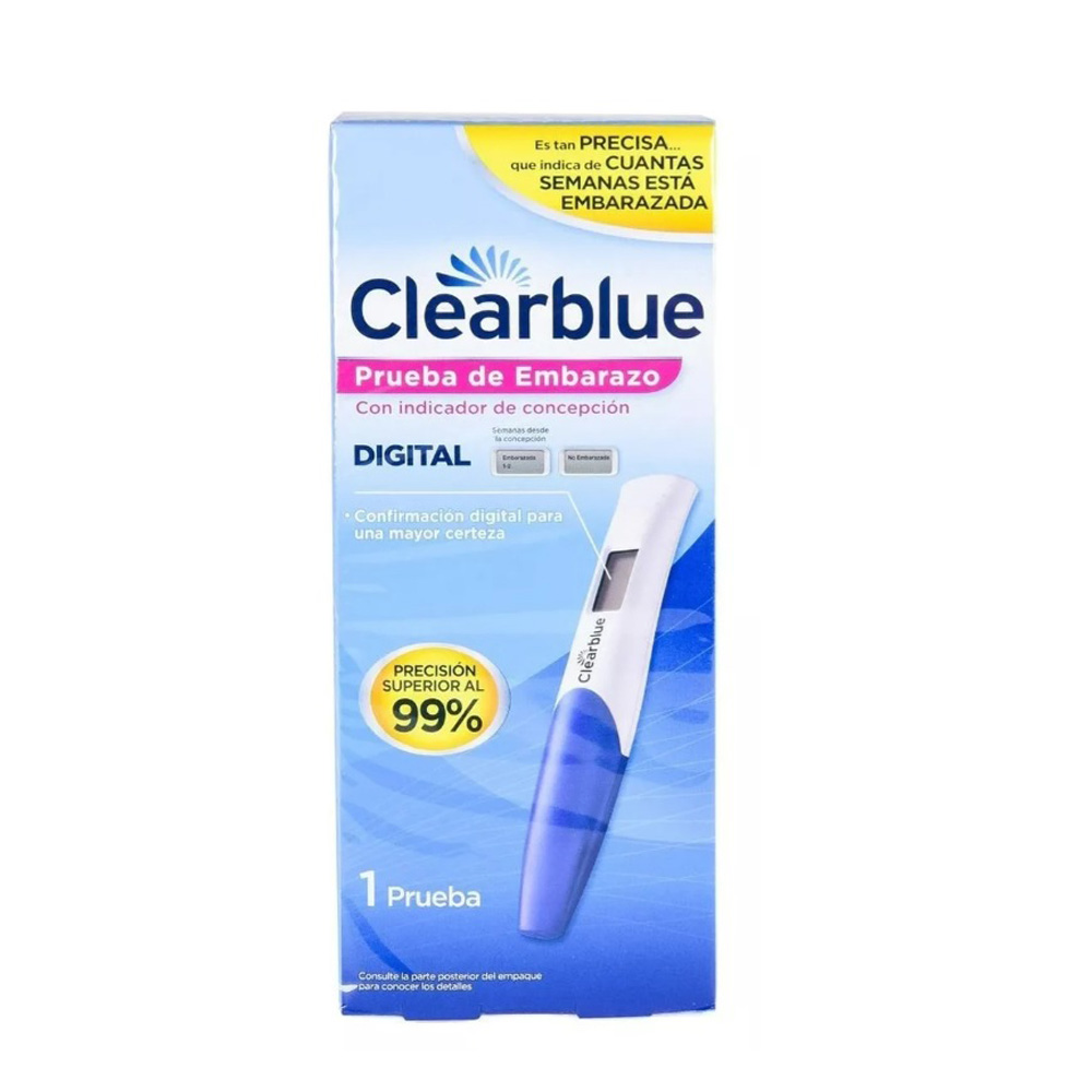 Prueba de Embarazo Digital CLEAR BLUE