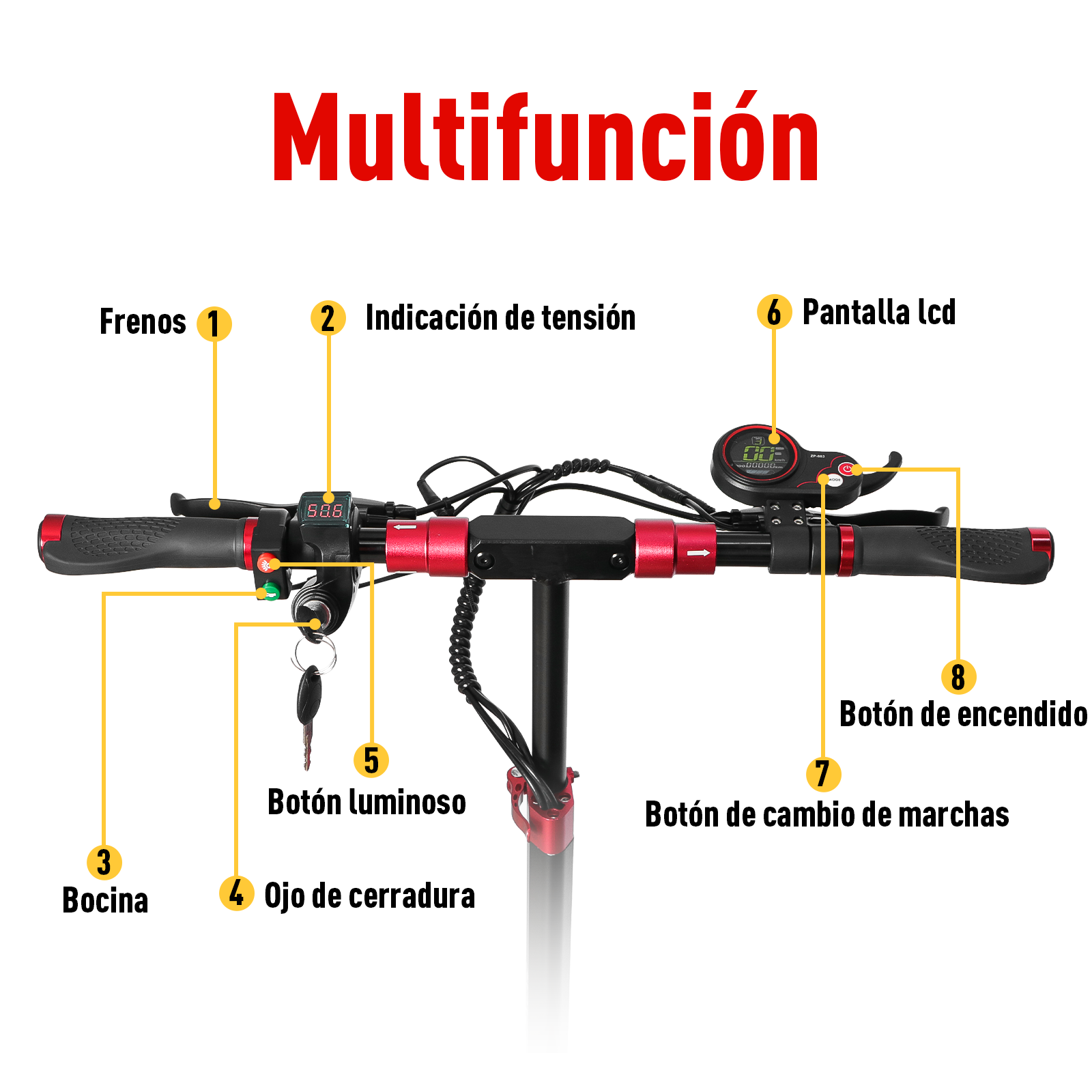 Scooter Eléctrico Honey Whale E5 Negro