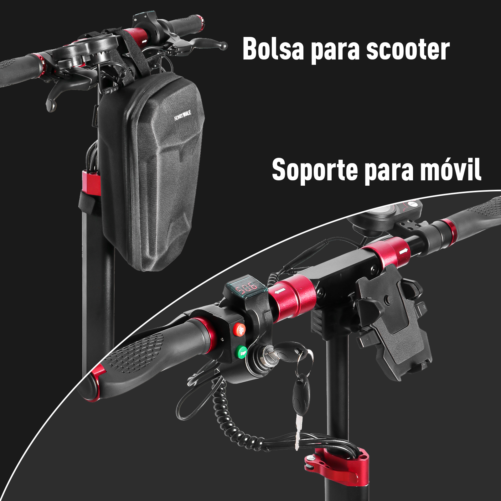 Scooter Eléctrico Honey Whale E5 Negro