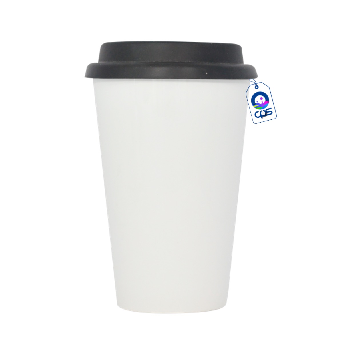 Vaso cónico de 15oz. Con tapa de silicón, para sublimar (36 piezas).
