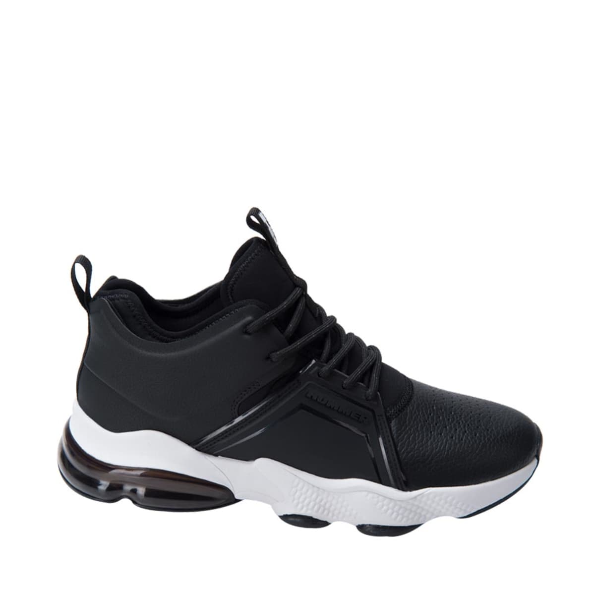 Tenis casual urbano Hummer de válvula para hombre, color negro, mod. 1004998