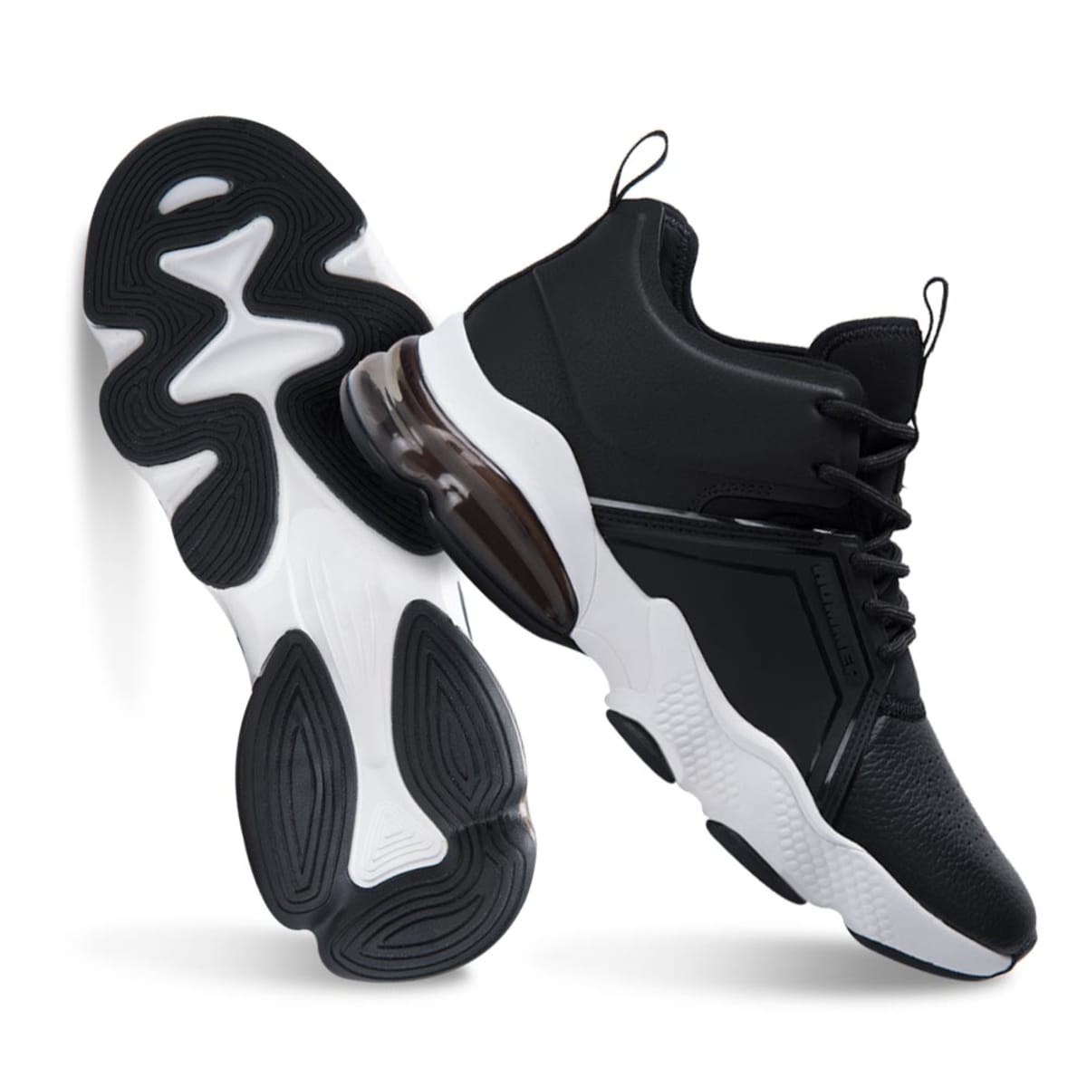 Tenis casual urbano Hummer de válvula para hombre, color negro, mod. 1004998