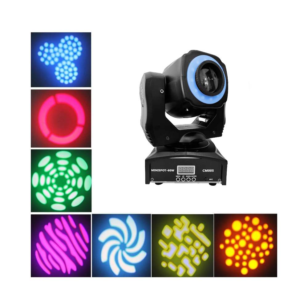 Cabeza Móvil Megaluz Mini Spot 60W LED 