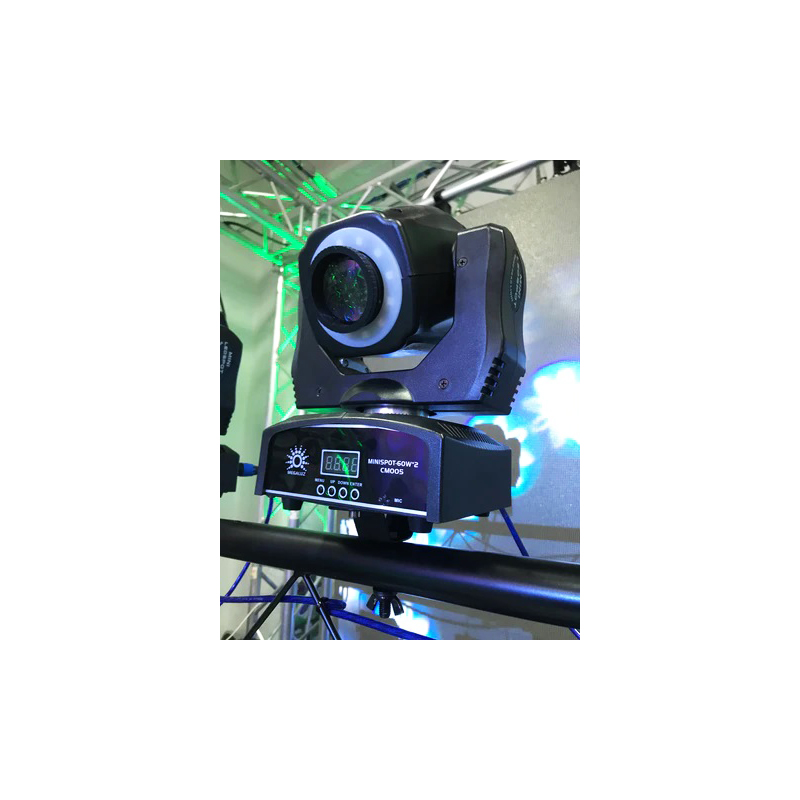 Cabeza Móvil Megaluz Mini Spot 60W LED 