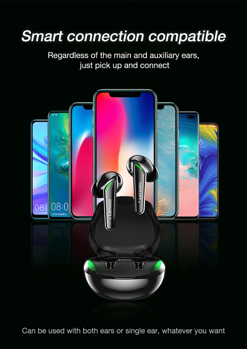 Audífonos Inalámbricos Thinkplus Lenovo XT92. In-Ear, Bluetooth, Touch Control