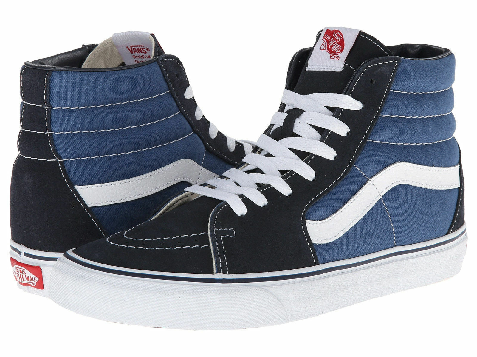 Tenis Casual Vans SK8-Hi Negro-Azul Unisex VN000D5INVY