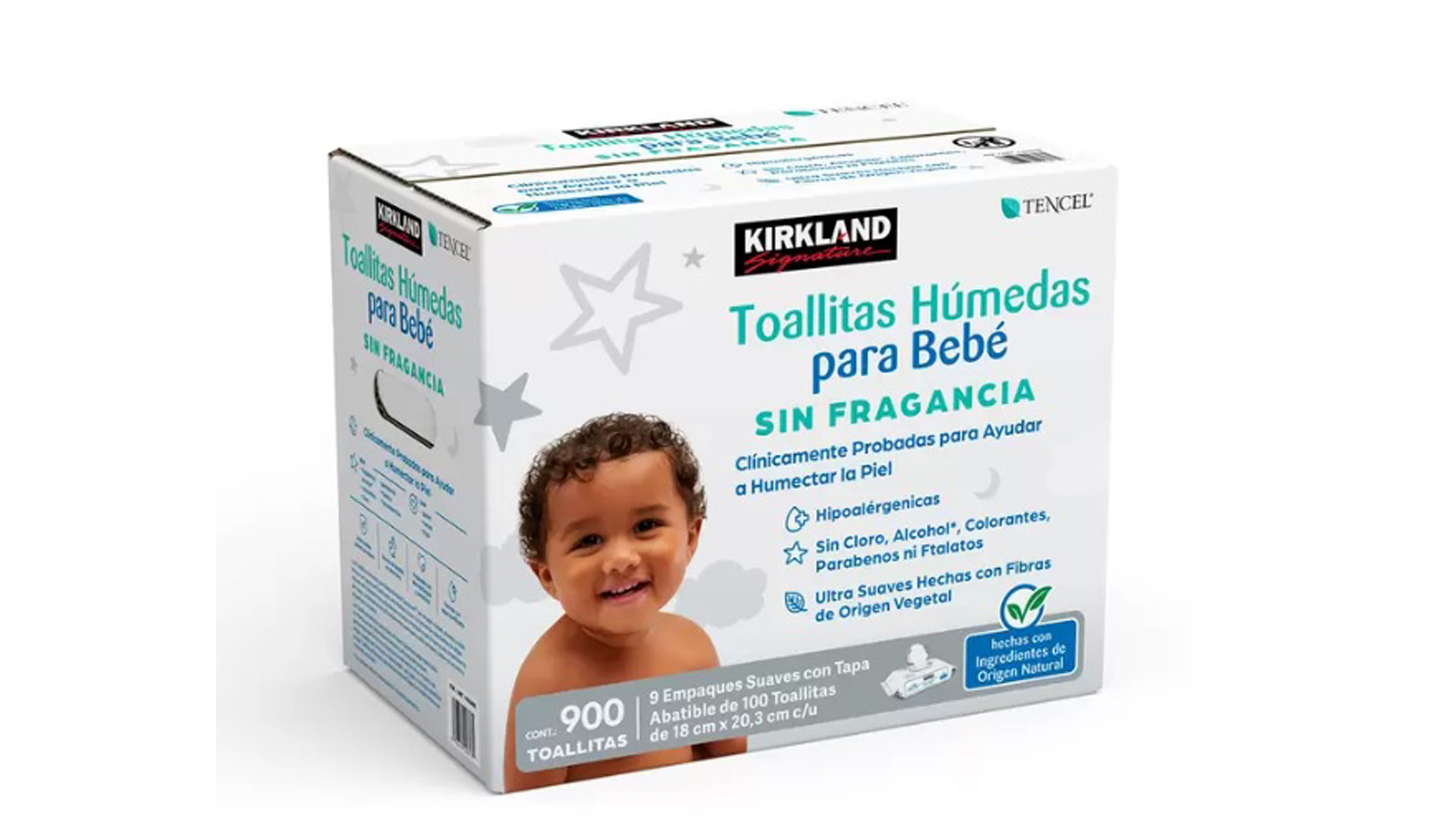 Kirkland Signature Toallitas Húmedas para bebé 900 pzas
