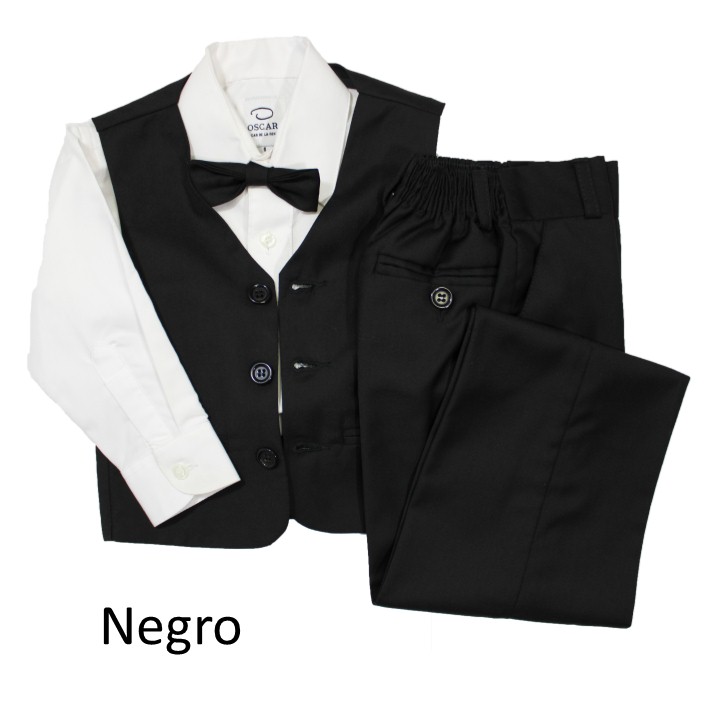 Traje De Vestir 4 Pzs Para Bebé Niño Marca Oscar De La Renta