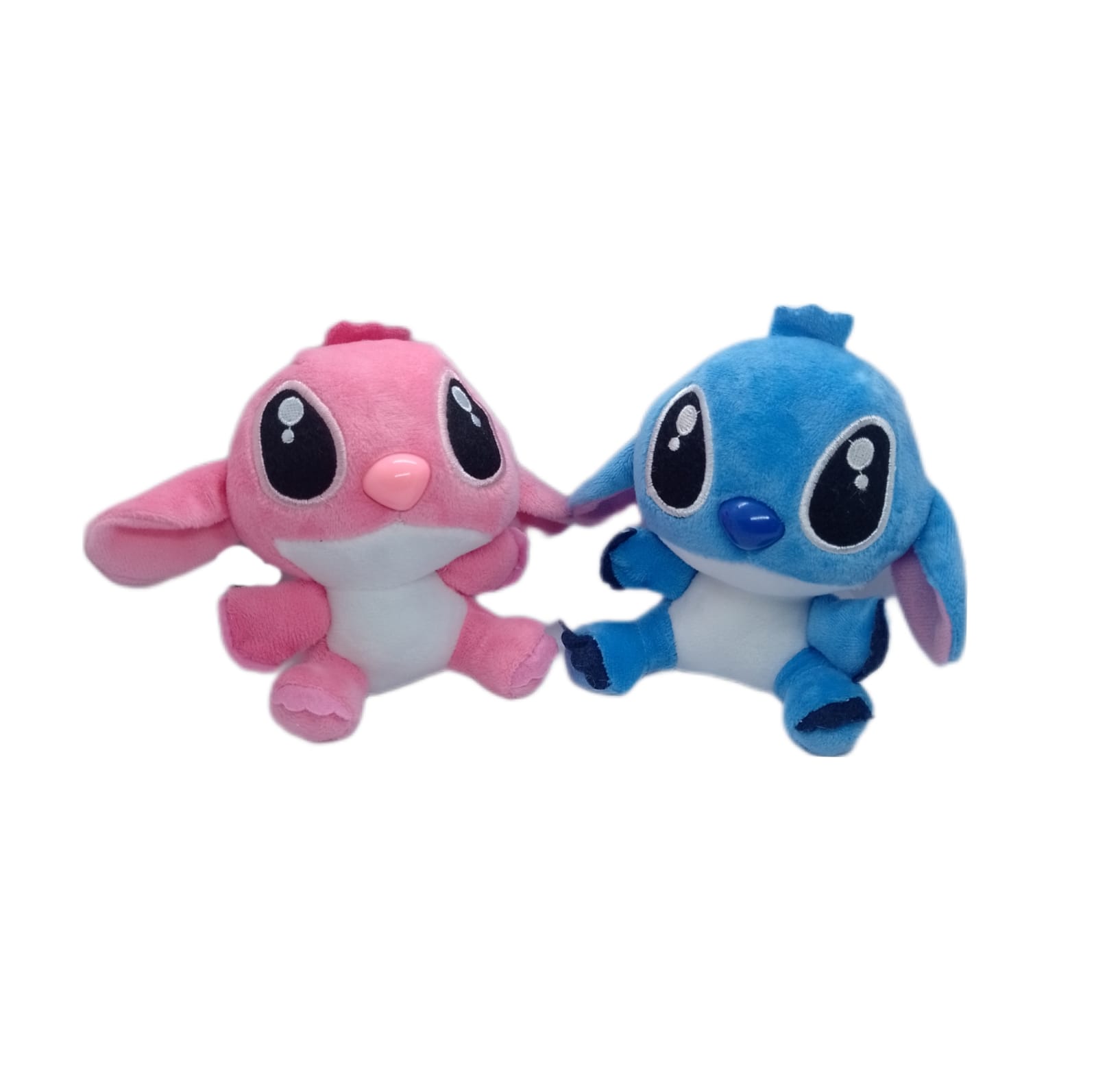 Llavero Peluche Stitch & Angel 