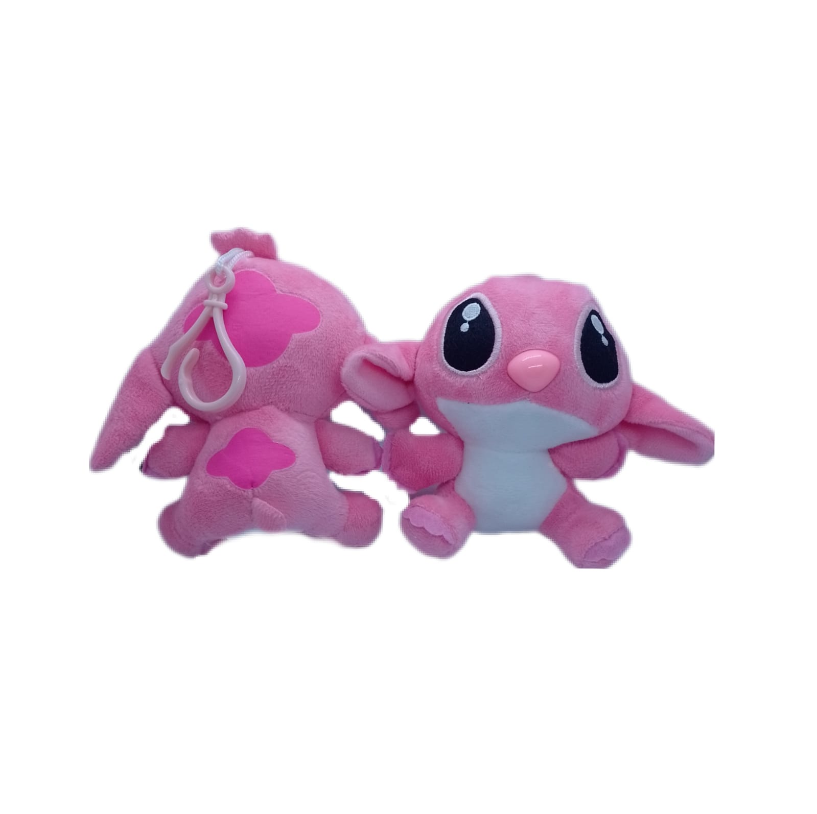 Llavero Peluche Stitch & Angel 