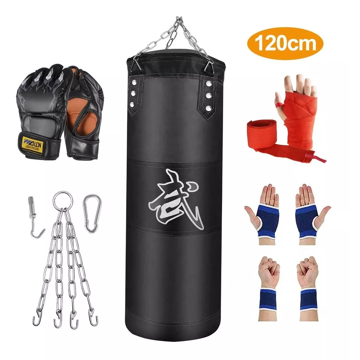 Kit De Costal De Box Con Guantes