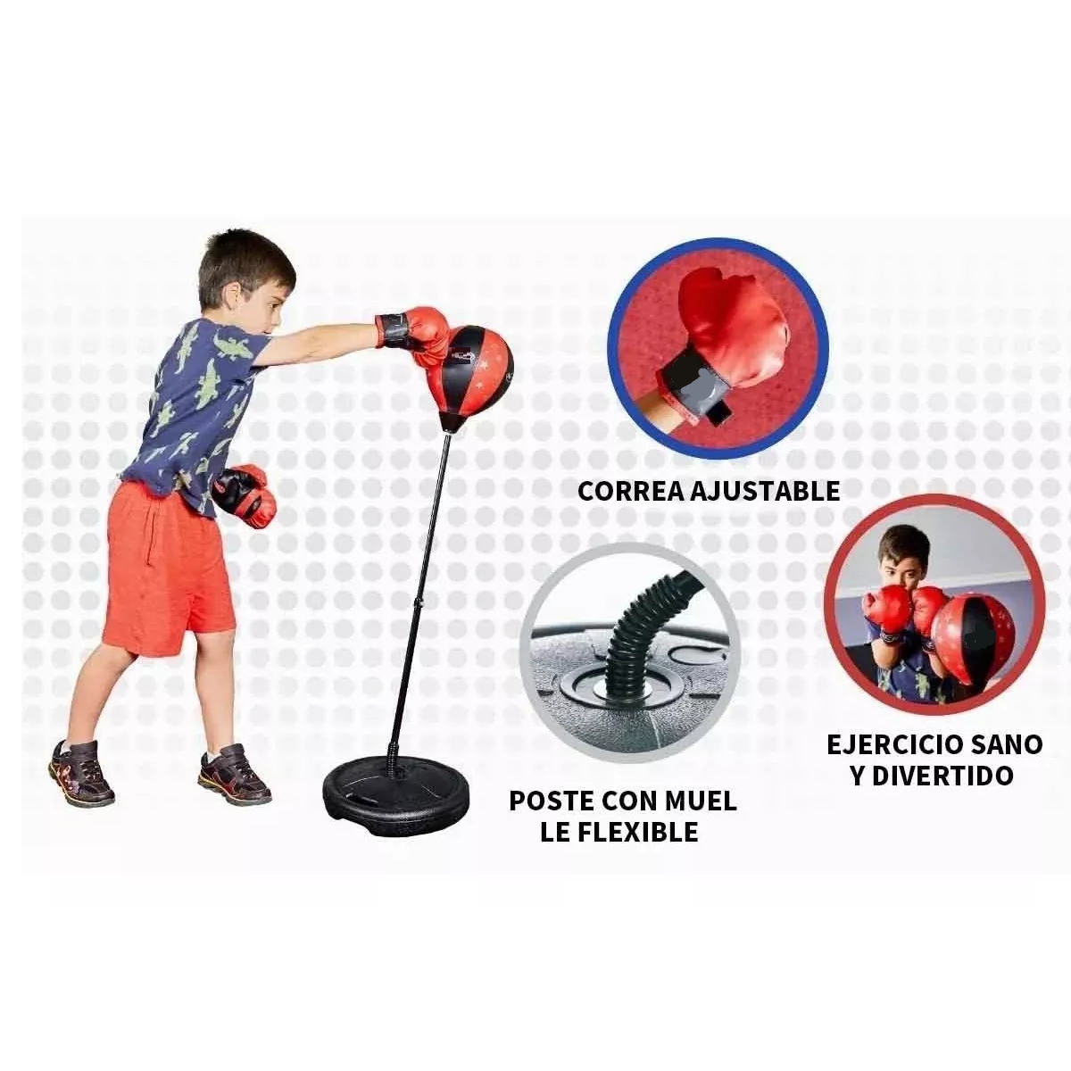 Juguete Pera Box Para Niños Ajustable Pera Loca Entrenamient