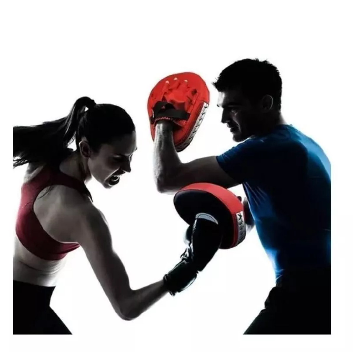 Par De Manoplas Para Boxeo, Artes Marciales Karate Rojo