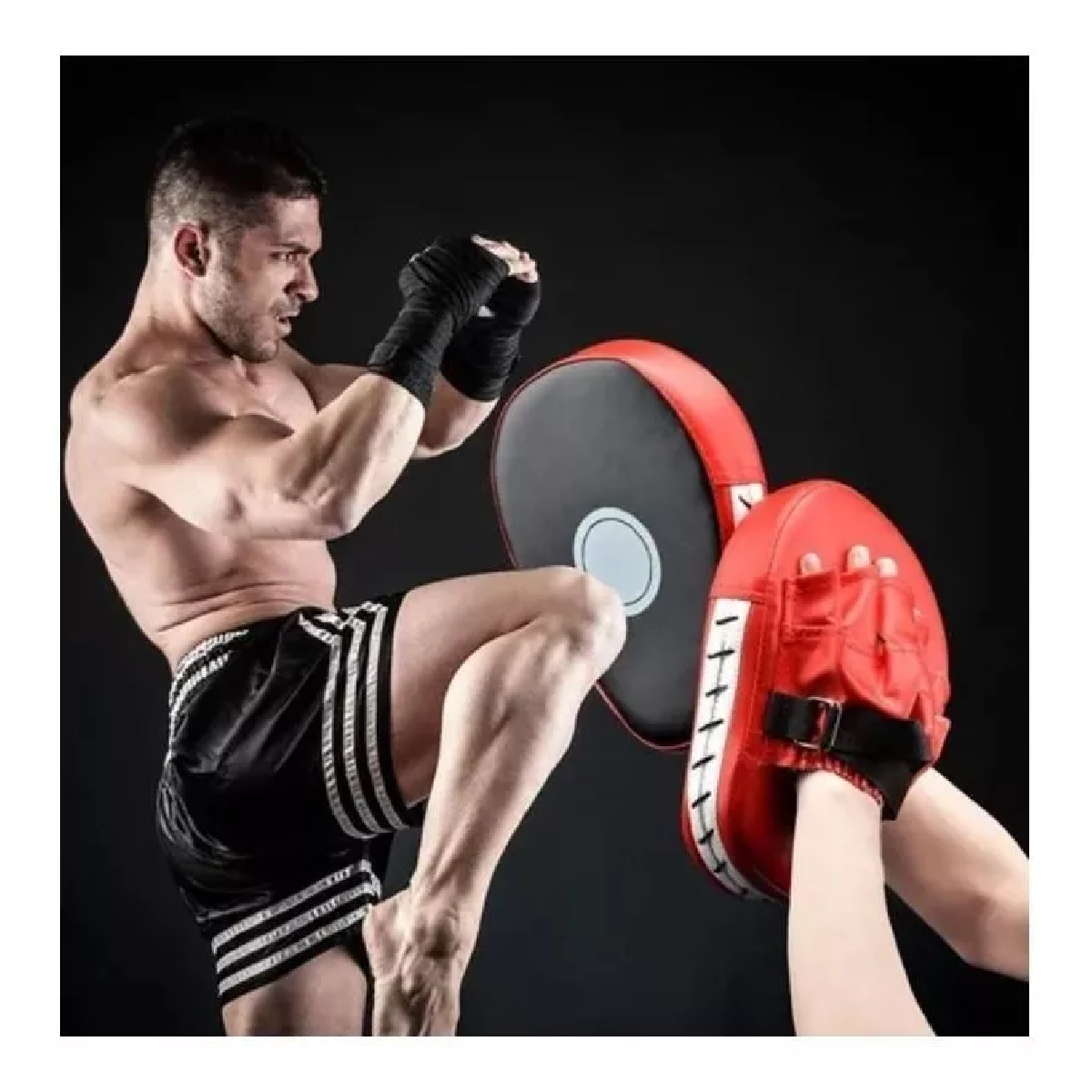 Par De Manoplas Para Boxeo, Artes Marciales Karate Rojo
