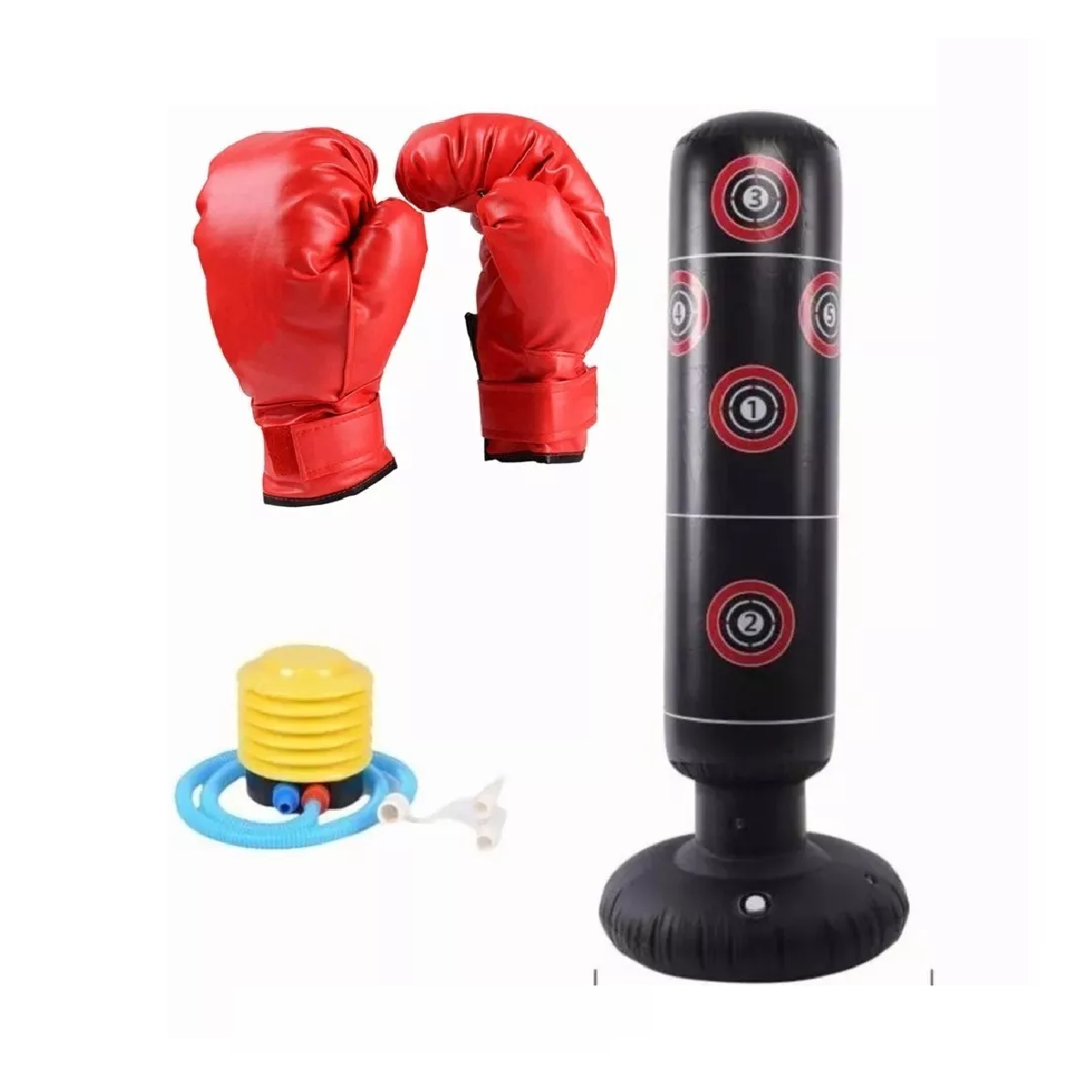 Saco Inflable Para Boxeo Y Artes Marciales Kick Boxing
