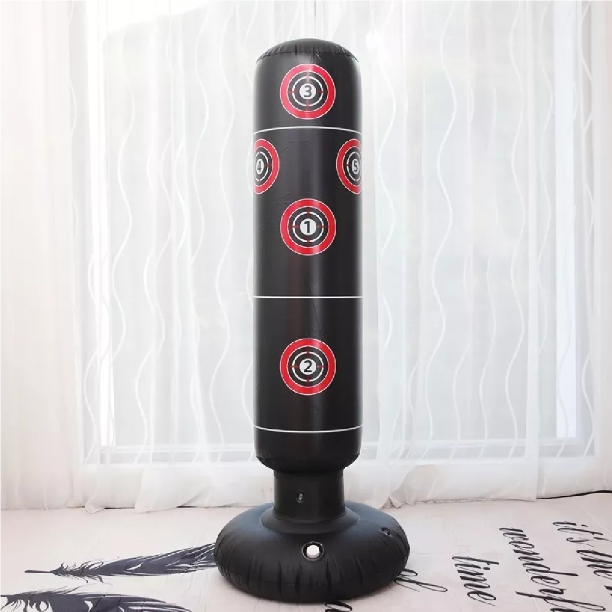 Saco Inflable Para Boxeo Y Artes Marciales Kick Boxing