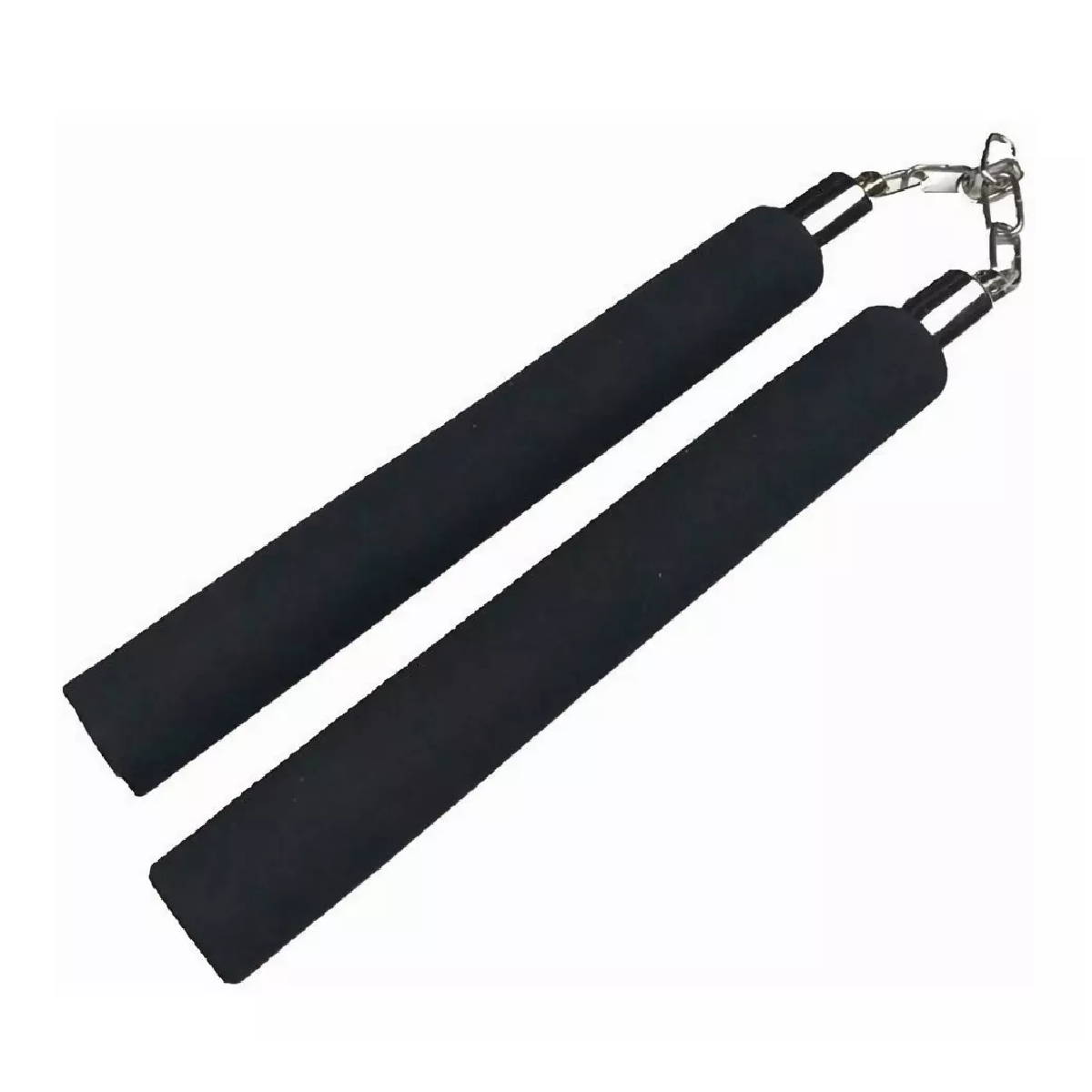 Negros Nunchakus Chacos Chakos De Entrenamiento Con Cadena