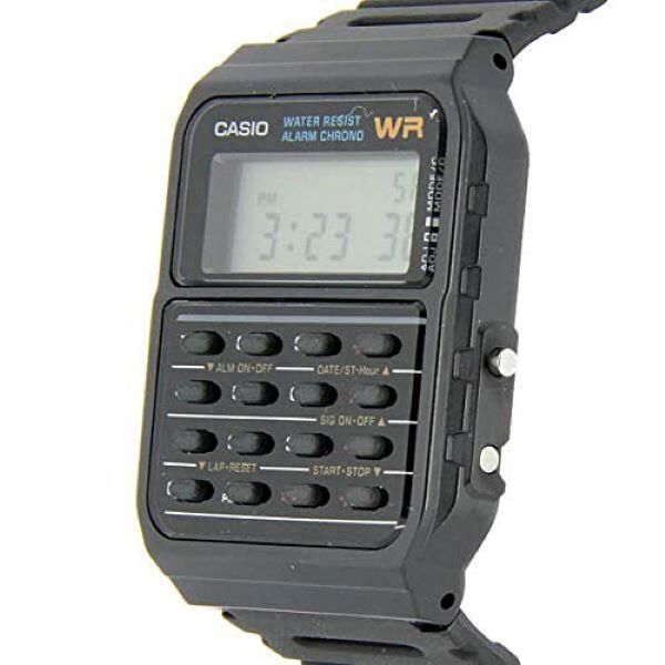 Reloj para hombre Casio Ca-53w-1z Vintage Alarma Calculadora hora dual.