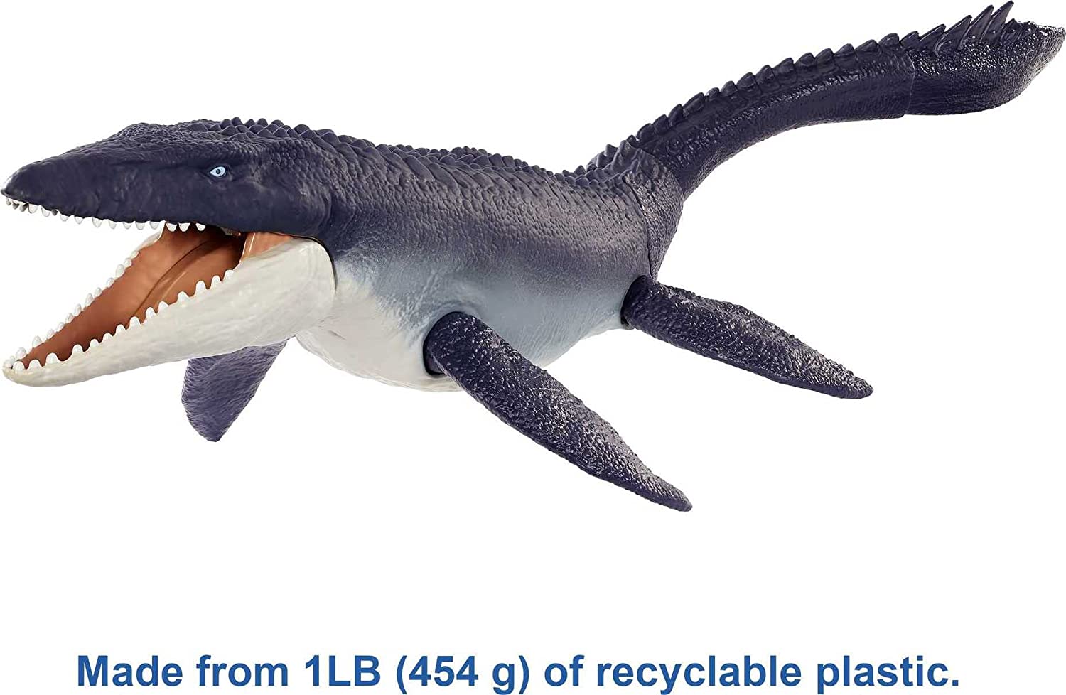 MOSASAURUS OCEAN PROTECTOR JURASSIC WORLD FIGURA ESCULPIDA CON ARTICULACIONES MOVIBLES DE PLÁSTICO