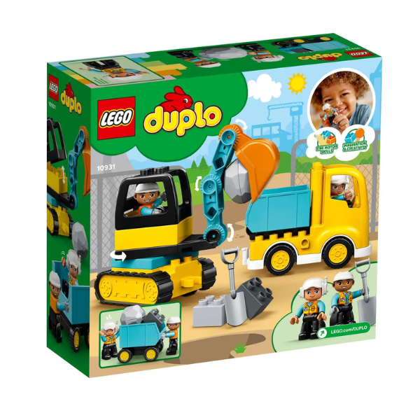 Lego 10931 Duplo Camión Y Excavadora Con Orugas