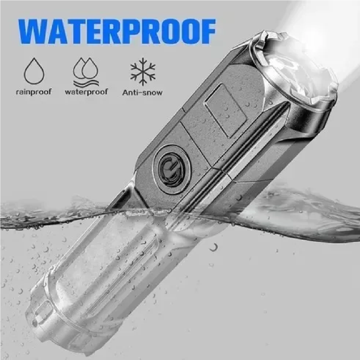 Lámpara Tactica Super Potente Led Zoom