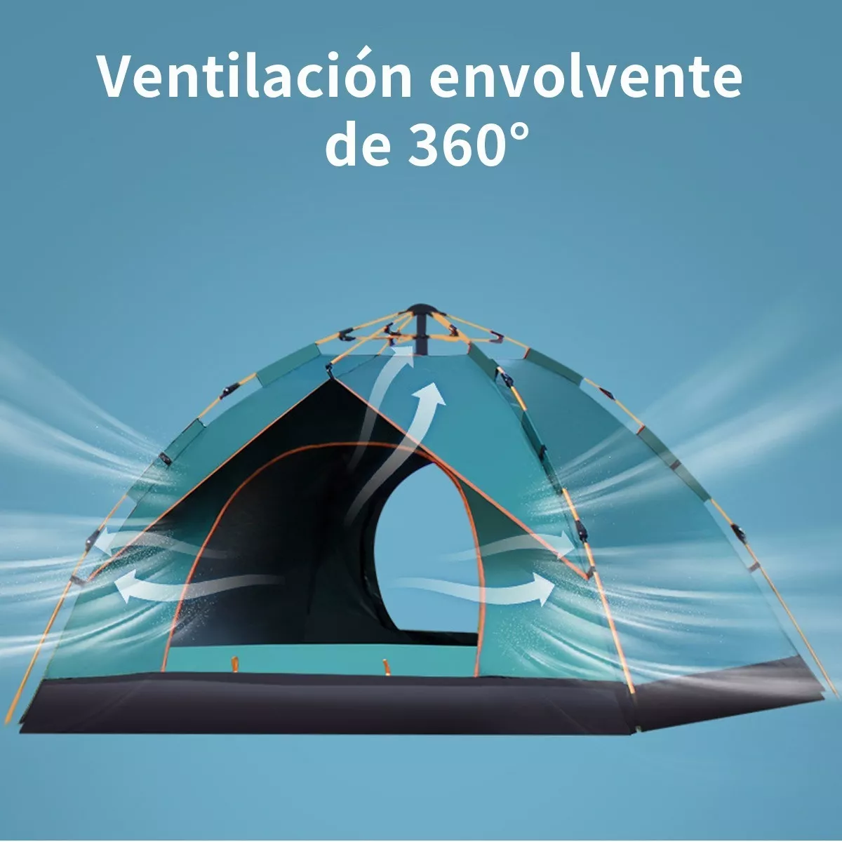 Tienda Casa De Campaña Portátil Protección Solar Impermeable