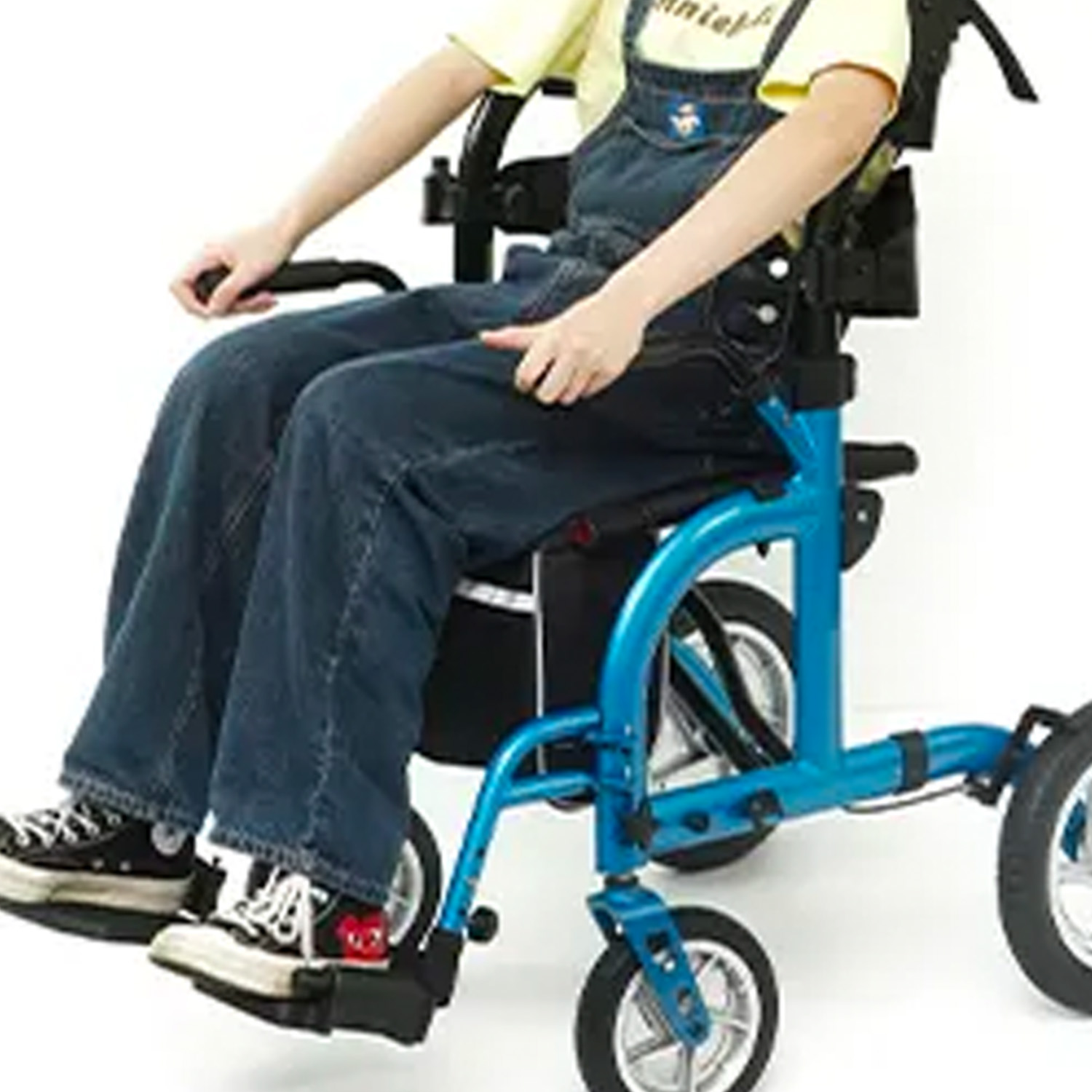 Andadera Para Adulto Con Asiento Y Ruedas - Andafacil 2 En 1 - Azul.