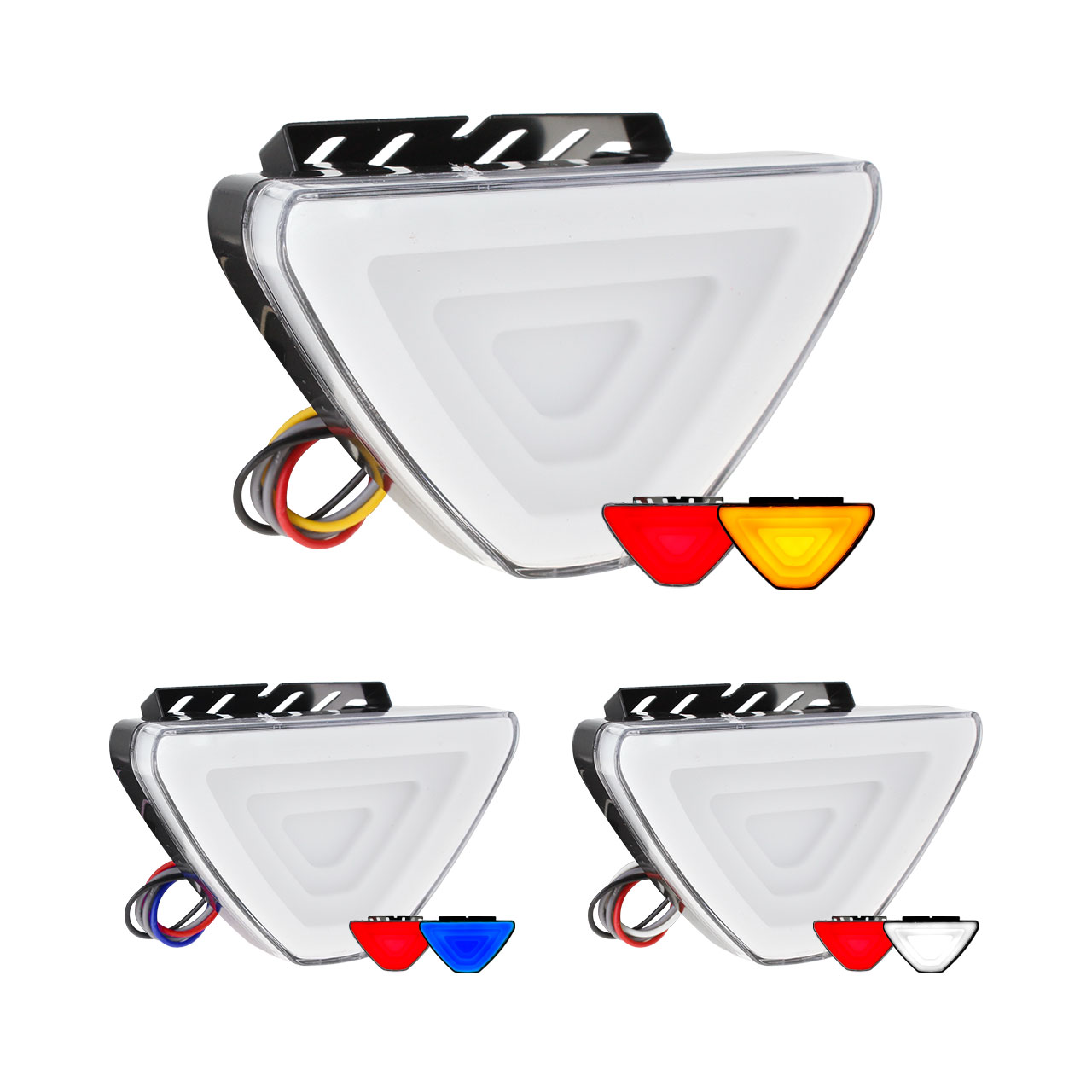 Stop Tipo Formula 1 Auto Moto Led Gel Bicolor Universal