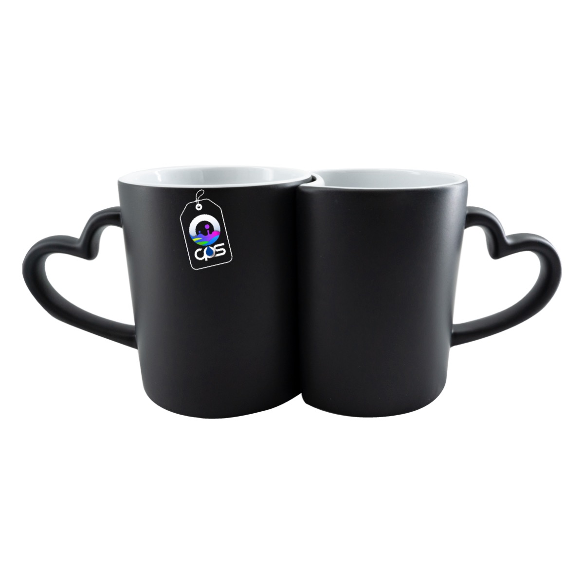 Taza mágica de pareja 11oz, para sublimar (18 pares).