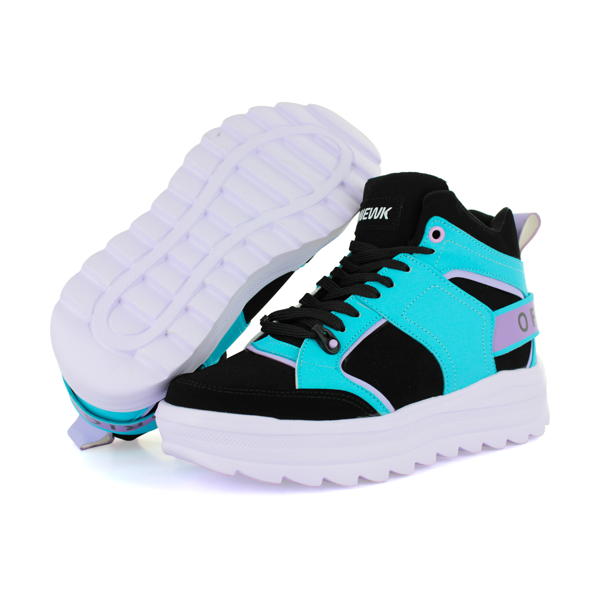 Tenis Newk Mujer Linea Akane Color Negro Azul