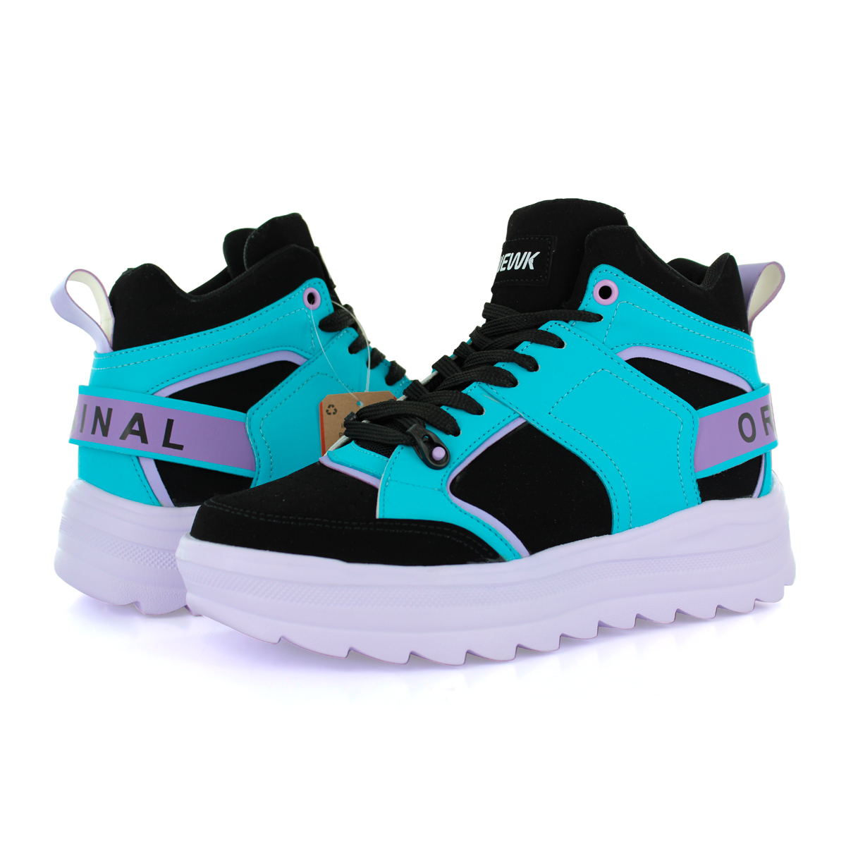 Tenis Newk Mujer Linea Akane Color Negro Azul