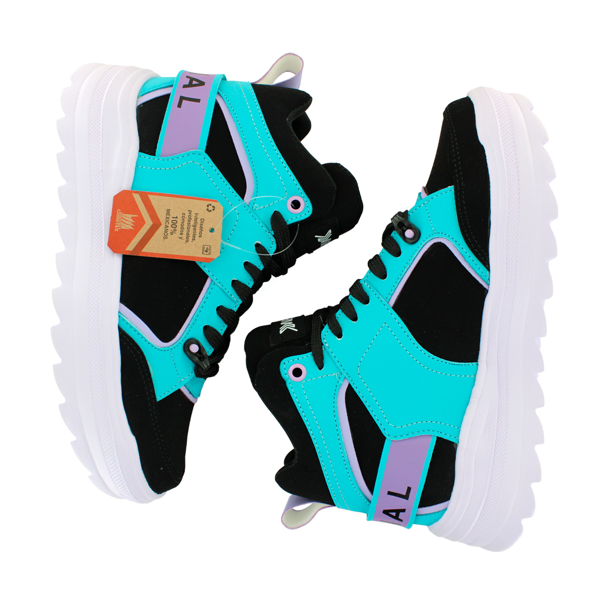 Tenis Newk Mujer Linea Akane Color Negro Azul