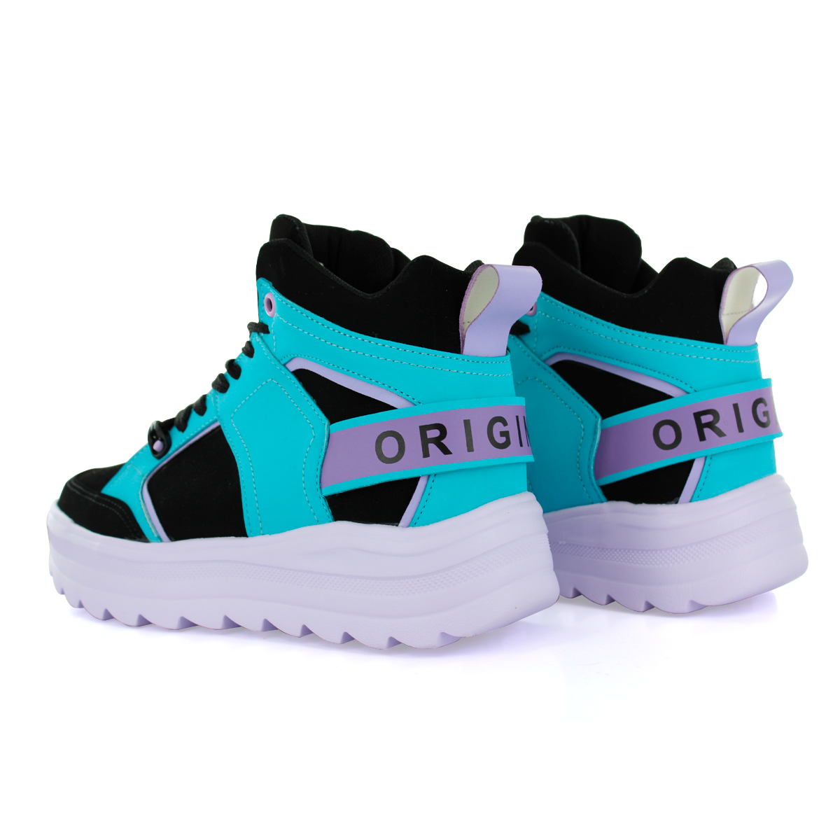 Tenis Newk Mujer Linea Akane Color Negro Azul