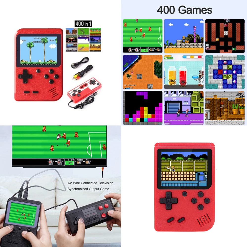 Mini Consola Retro Portatil Tipo Game Boy 400 Juegos Conexion Av